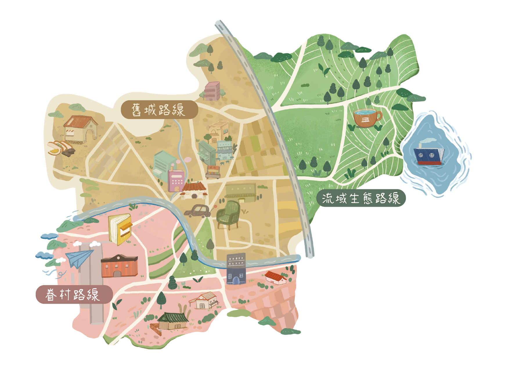岡山文化地圖