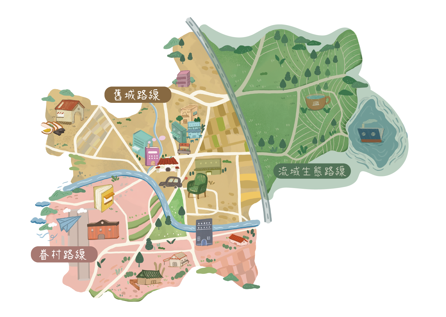 岡山文化地圖